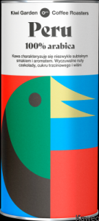 Kiwi Garden PERU Kawa ziarnista 100% Arabica 200g puszka