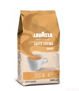 Lavazza CaffeCrema Dolce - kawa ziarnista 1kg Nowe Opakowanie
