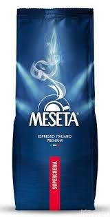 Meseta Supercrema - kawa ziarnista 1kg /duza zawartość kofeiny