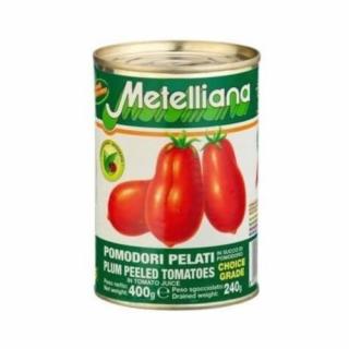 METELLIANA Pomidory pelati całe bez skórki - puszka 400g Italy