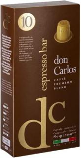 Nespresso Caffe Don Carlos Espresso Bar blend - kapsułki nespresso 10szt