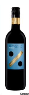 VINO ROSSO SL ZERO % wino BEZALKOHOLOWE półwytrawne czerwone 750ml