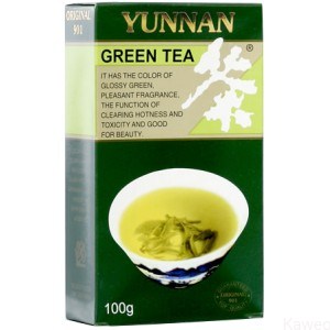 Yunnan Green tea - herbata zielona lisciasta 100g