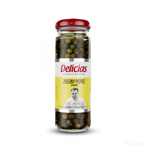 Zielony piprz w zalewie Delicias 100g słoik Hiszpania