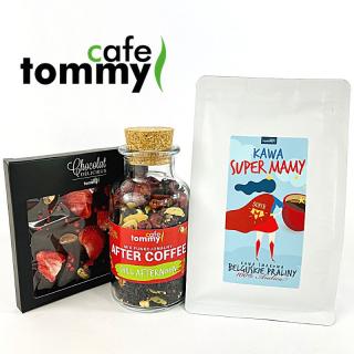 ZESTAW prezentowy w pudełku SUPER MAMA TommyCafe