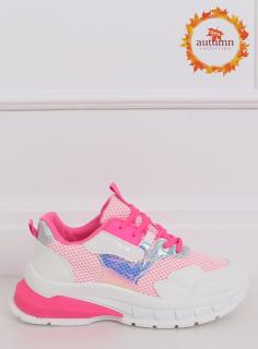 Buty sportowe biało-różowe