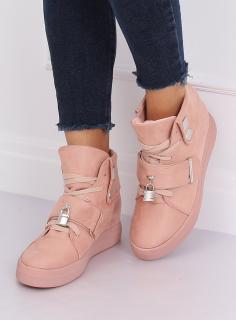 Sneakersy damskie różowe