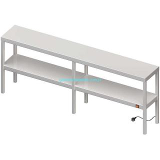 Nadstawka grzewcza na stół podwójna 1500-1900x300x700