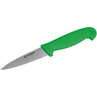 Nóż do obierania, uniwersalny, HACCP, zielony, L 100 mm