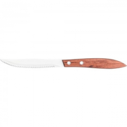 nóż do steków i pizzy z drewnianą rączką, L 110 mm
