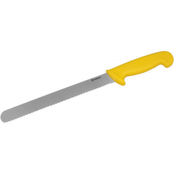 Nóż uniwersalny ząbkowany l 300 mm żółty