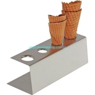 Podstawka do wafli lodowych - 4 wafle 95x270x90 mm