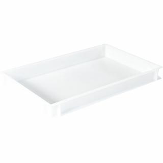 Pojemnik na ciasto do pizzy, polietylen, 600x400x70 mm