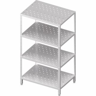 Regał magazynowy,półki perforowane 1200x600x1800 skręcany