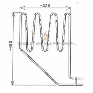 Grzałka SEPC-11 (2000W) Grzałka do pieca sauny Helo SEPC-11