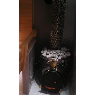 Piec opalany drewnem do sauny Maxi IKI Plus - stalowe dzwi