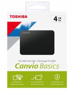 Dysk przenośny USB 4TB Toshiba Canvio HDTB540EK3CA następca HDTB440EK3CA