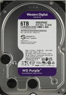 Dysk twardy NVR WD Purple 6TB 6000GB WD64PURZ
