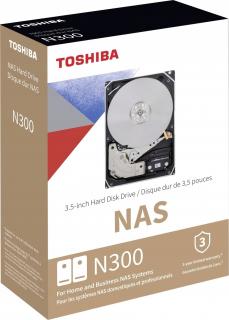 Dysk twardy Toshiba N300 6TB HDWG760EZSTA 7200RPM 512MB cache 3.5" BOX nastepca modelu HDWG460EZSTA BOX