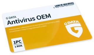 G Data Antivirus OEM nowa licencja 1PC 1 rok