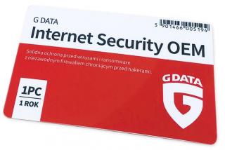 G DATA Internet Security 1xPC 12 miesięcy OEM
