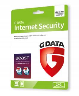 G DATA Internet Security 2pc+2dev 20 miesięcy BOX
