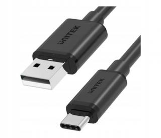Kabel USB - USB typ C Unitek 0,5 m Y-C481BK