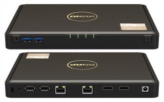 Serwer plików NAS QNAP TBS-464-8G + 2x SSD WD Red SN700 4TB WDS400T1R0C