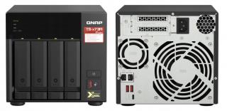 Serwer plików NAS QNAP TS-473A-8G z 32 GB RAM (jedna kość 32GB)