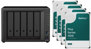 Serwer plików Synology DS1522+ 8 GB RAM ECC + 4x dyski 12TB Synology Plus