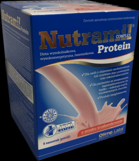 Olimp Nutramil Complex Protein sm.truskawk