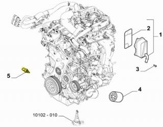 Czujnik ciśnienia oleju Alfa Romeo Giulia Stelvio 2.0