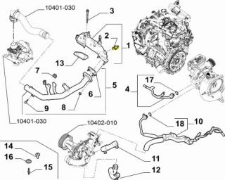 Czujnik temperatury płynu chłodniczego Alfa Romeo Giulia Stelvio 2.0