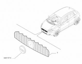 Grill Grande Punto 2005/2008 OE