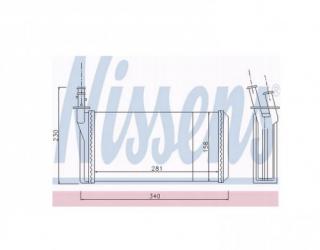 Nagrzewnica NISSENS Alfa Romeo 166 Lancia Kappa