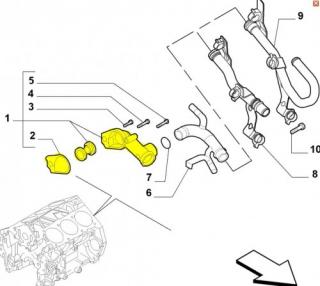 Oryginalny termostat Alfa Romeo 159 Brera 3.2