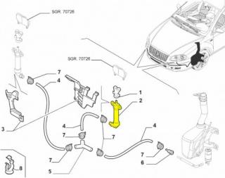 Spryskiwacz reflektorów Fiat Croma