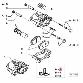 Zestaw naprawczy hamulca - Fiat Ducato (1994 - 2006)