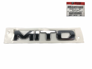 Znaczek logo emblemat napis Mito Alfa Romeo Mito