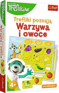 Gra Edukacyjna Trefliki poznają Warzywa i Owoce Trefl