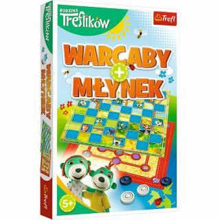 Gra Planszowa Warcaby Młynek Trefliki Trefl