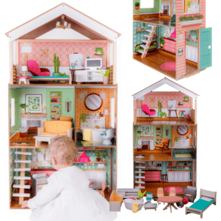 KidKraft, Dottie drewniany domek dla lalek 115cm