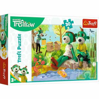 Puzzle 30 elementów Trefliki nad stawem 18265