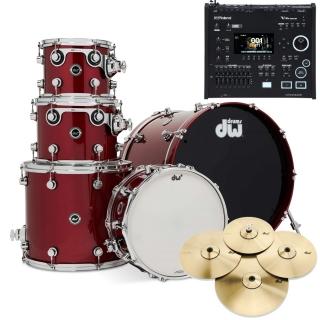 DW-E Perkusja Wireless 20" Lakier + Talerze + V71