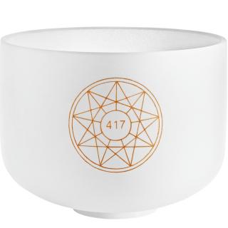 Meinl Solfeggio Crystal Singing Bowl Re 10"/417 Hz