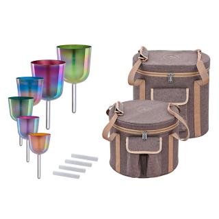 Meinl Zestaw 6. Kielichów Solfeggio + Akcesoria