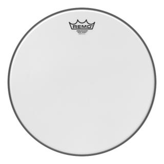 Remo Ambassador White Suede 14''