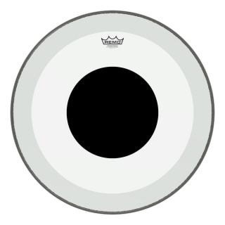 Remo Bass Powerstroke 3 Clear Black Dot  18"