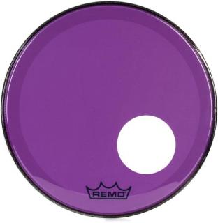 Remo Colortone Powerstroke 3 Clear Purple 18" Hole