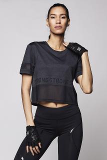 Koszulka damska sportowa z siateczką STRONG ID Varsity Style Knit